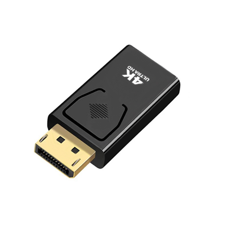 4K DisplayPort (DP) to HDMI Adapter, DP Male to HDMI Female Video Audio Converter for TV, Laptop, Computer
