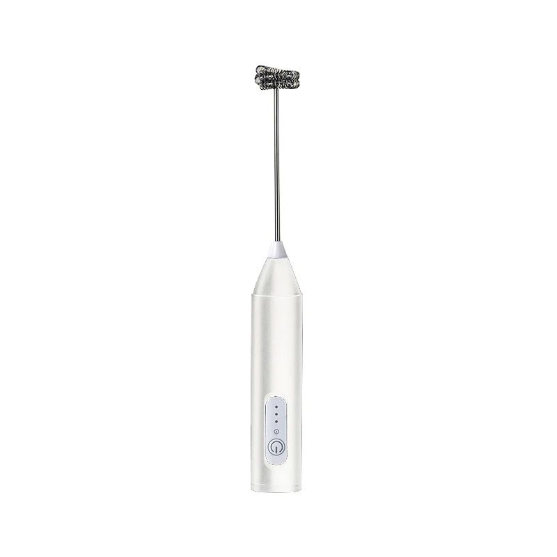 Wireless Milk Frother, Electric Handheld Blender & Coffee Maker with USB Rechargeable Whisk Mixer for Cappuccino, latte