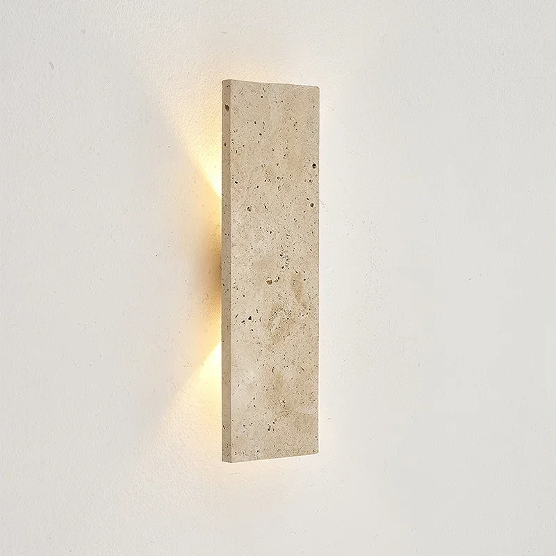 LED Wall Lamp Bedroom Exterior, Outdoor Waterproof Wall Lamps, Strip Natural Stone Wall Lights, Stylish Outdoor Lighting