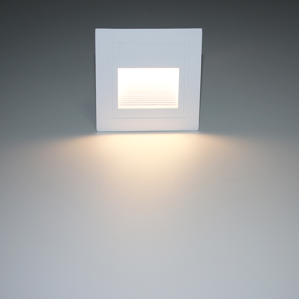 Modern Recessed LED Outdoor Waterproof Wall Lamp, Stair Light, Corner Wall Light, Aluminum Wall Washer, Pathway Sconce