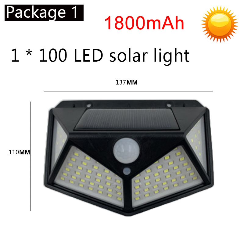 Waterproof Solar LED Light, Multifunctional Outdoor Garden Decoration with Motion Sensor, Sunlight Powered Spotlight