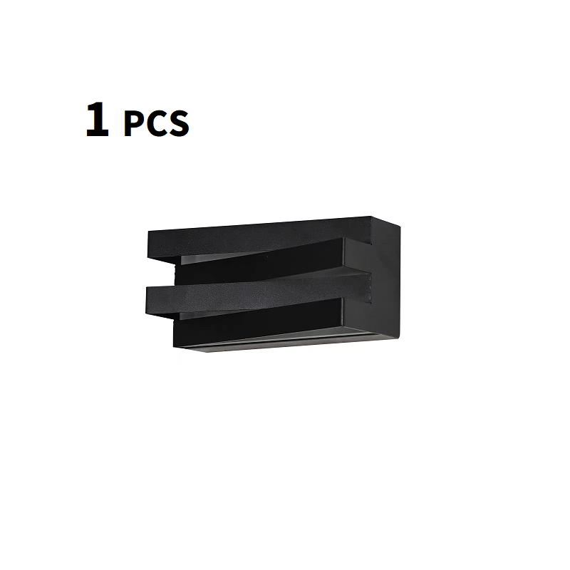Aluminum Wall Lamp for Villa Porch, LED Outdoor Garden Lighting, Gate Sconce Luminaire for Modern Outdoor Spaces