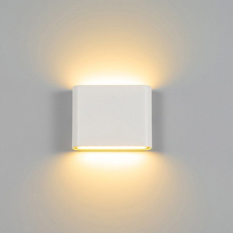 Aluminum Waterproof Outdoor LED Wall Lamp, Modern Up and Down Light, Garden Porch Sconce, Decorative Wall Light