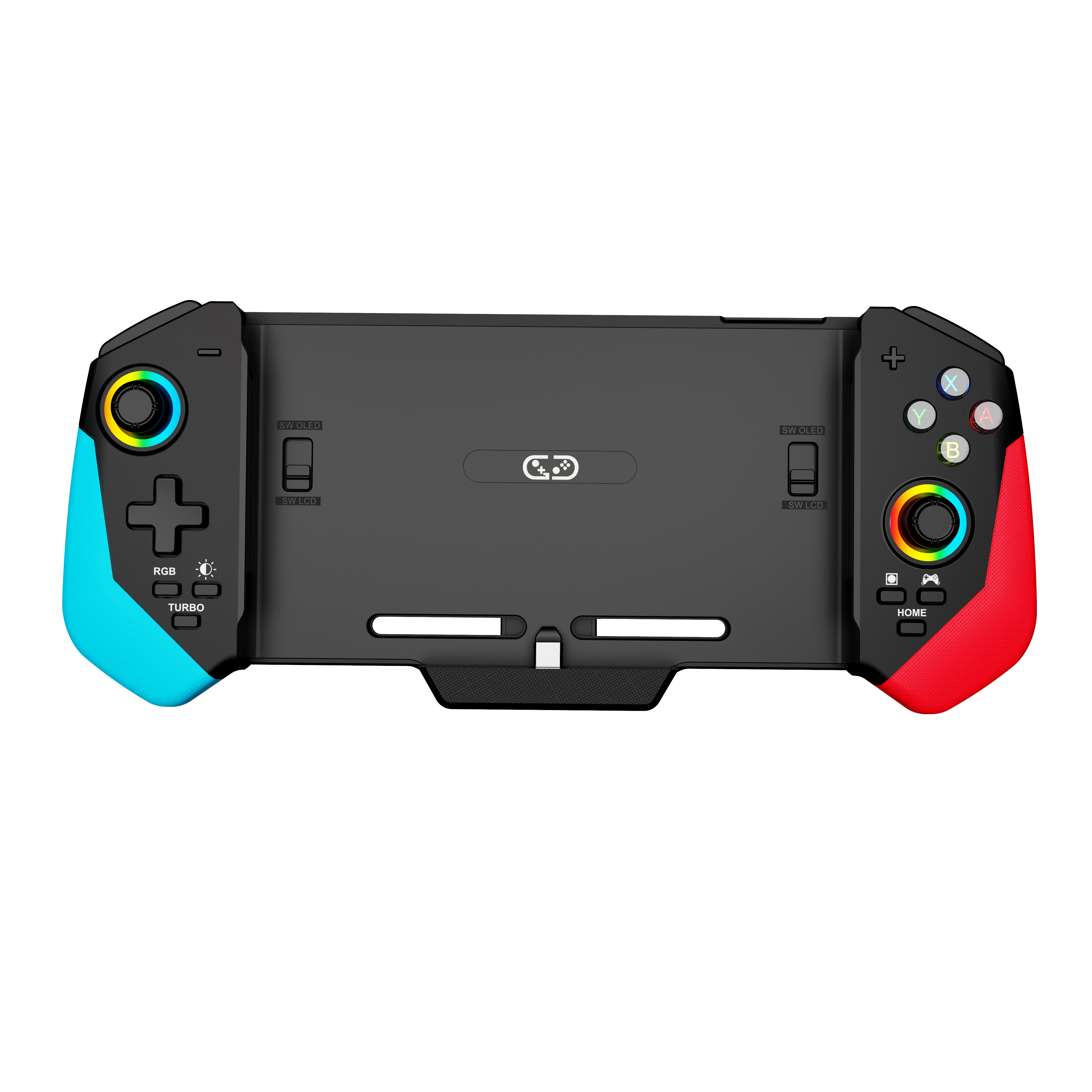 STORM Wired Gaming Controller for N-Switch Pro & OLED, Hall Effect Joystick, Mechanical Buttons, Game Card Collection
