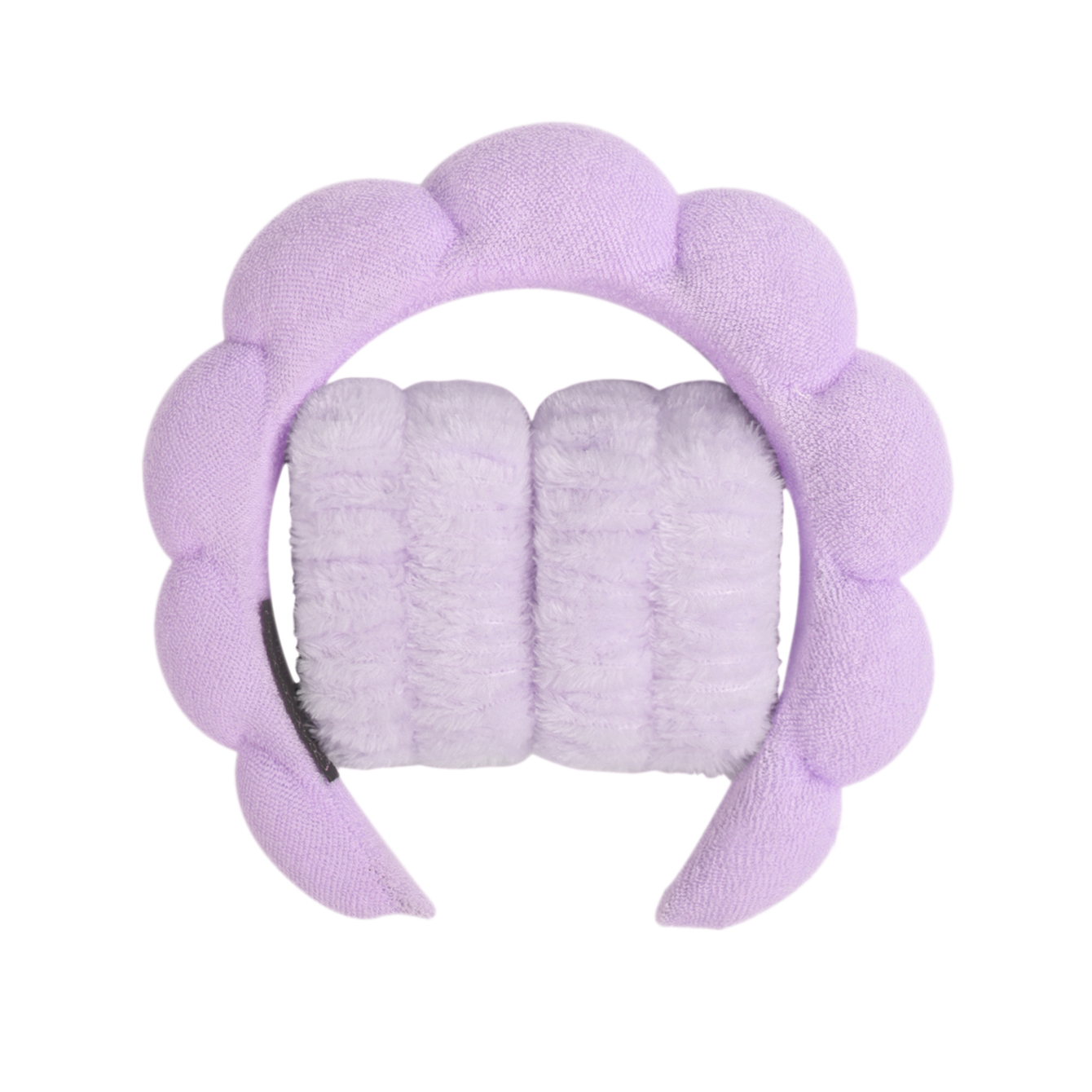 Puffy Headband for Washing Face Makeup, Fashion Microfiber Scrunchies, Spa Bubble Headband for Shower