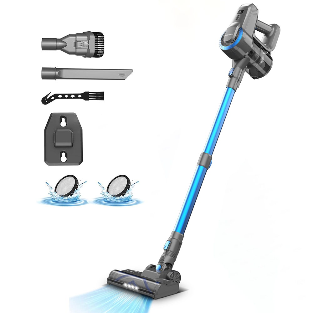 Ultra Lightweight Stick Vacuum Cleaner, Cordless Upright Vacuum for Carpet, Pet Hair, Hard Floor, Car, Easy-to-Use