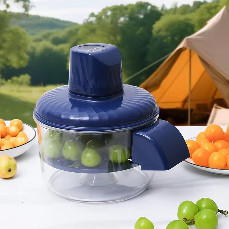 Intelligent Automatic Fruit Peeler, Portable Wireless Peeling Machine for Grape Garlic and Fast Home Kitchen Use