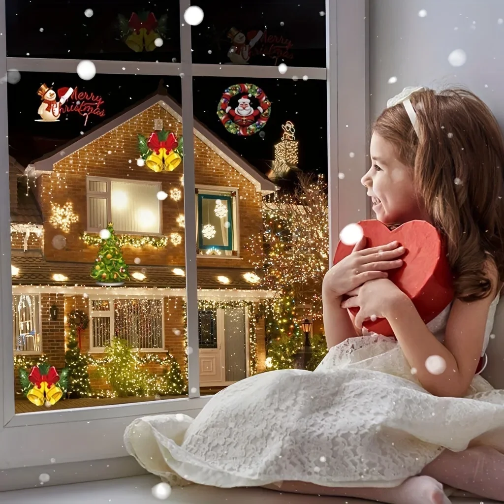 USB Powered Snowflake Christmas Projector, Rotating Pattern LED Stage Lights, Outdoor Night Lighting Decor