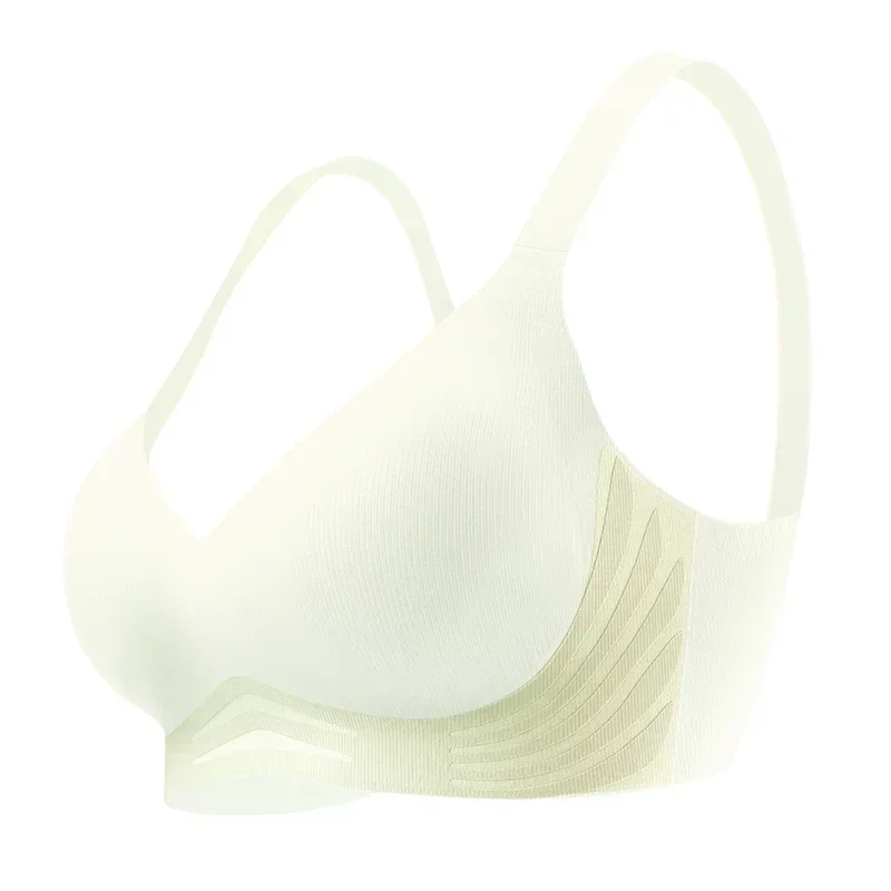 Seamless Cooling Bralette, Wireless Push-up Bra for Women, Thin Anti-sagging Comfort Bra