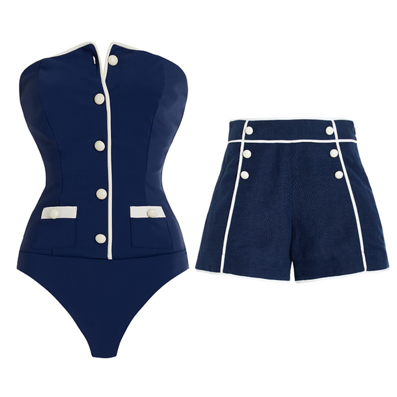 Women's Sexy High Waist Swimsuit, Bikini Set with Shorts, Summer Beach Swimming Suit for Women, Biquini for Female