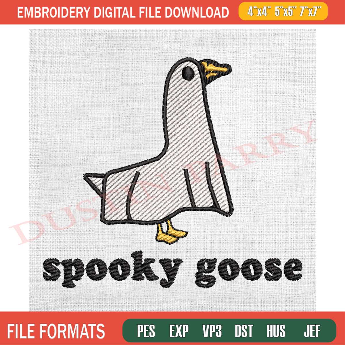 Spooky Goose Skirted Bubble