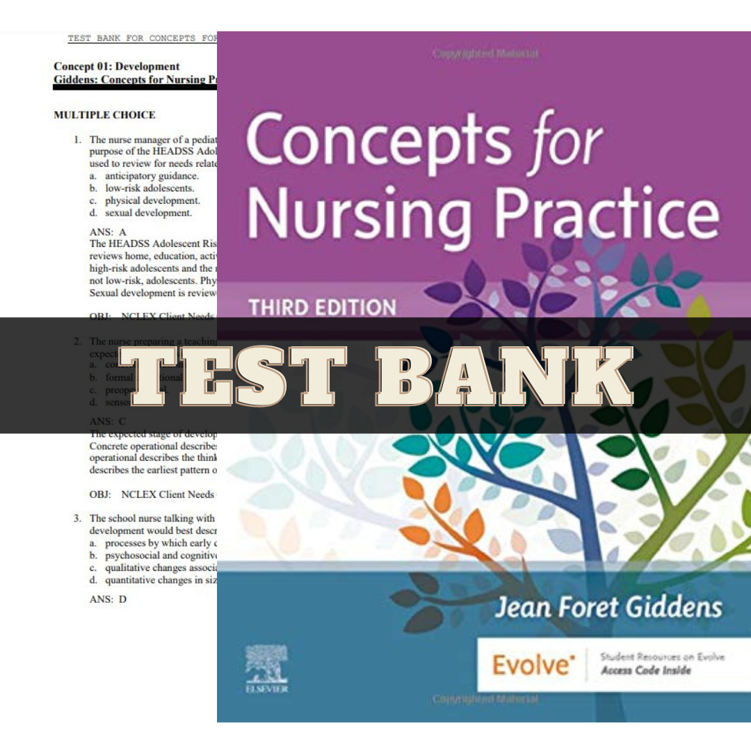 Latest 2023 Concepts for Nursing Practice 3rd Edition Test B | Inspire ...