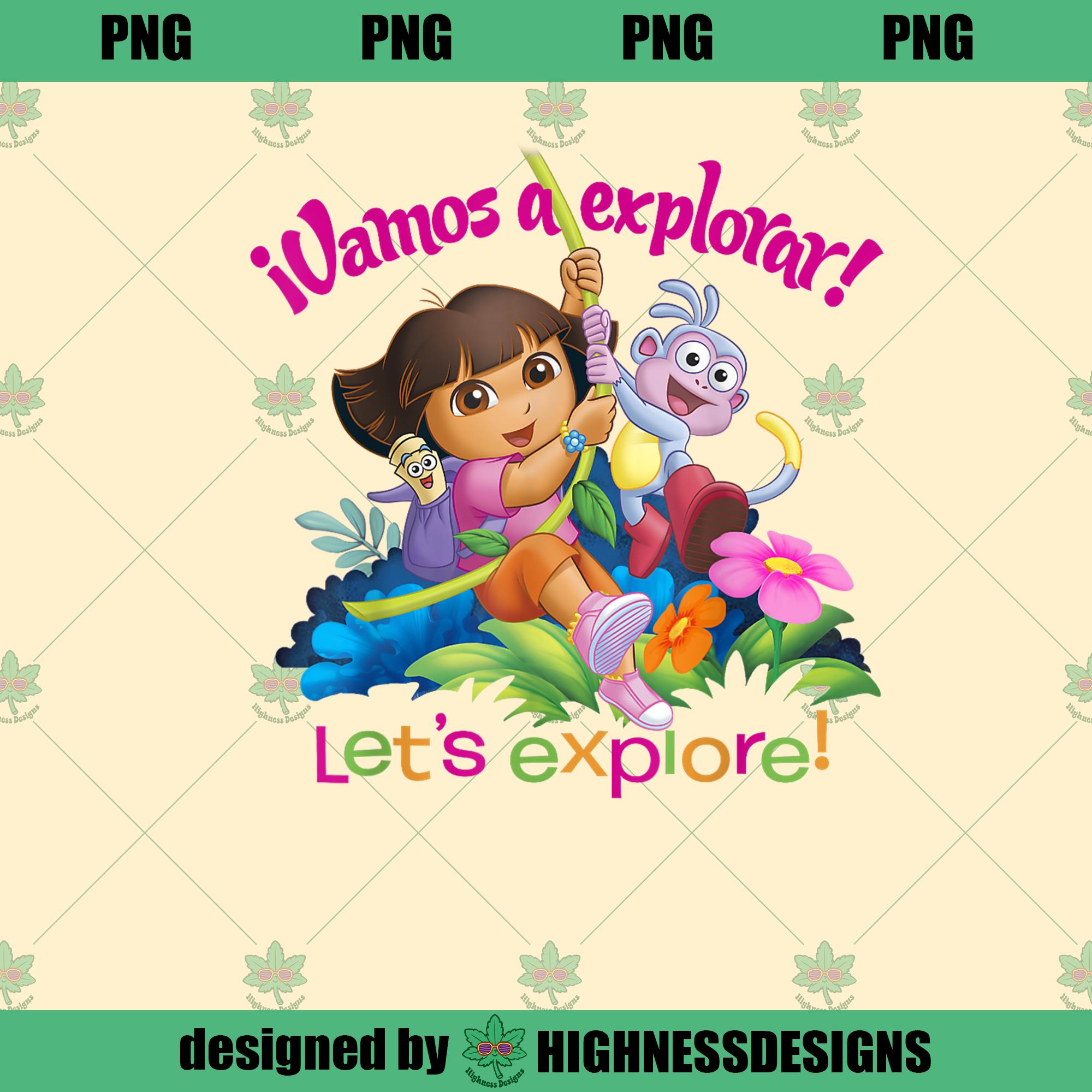 Dora the Explorer Vamanos A Explorar Dora and Boots PNG Down | Inspire ...