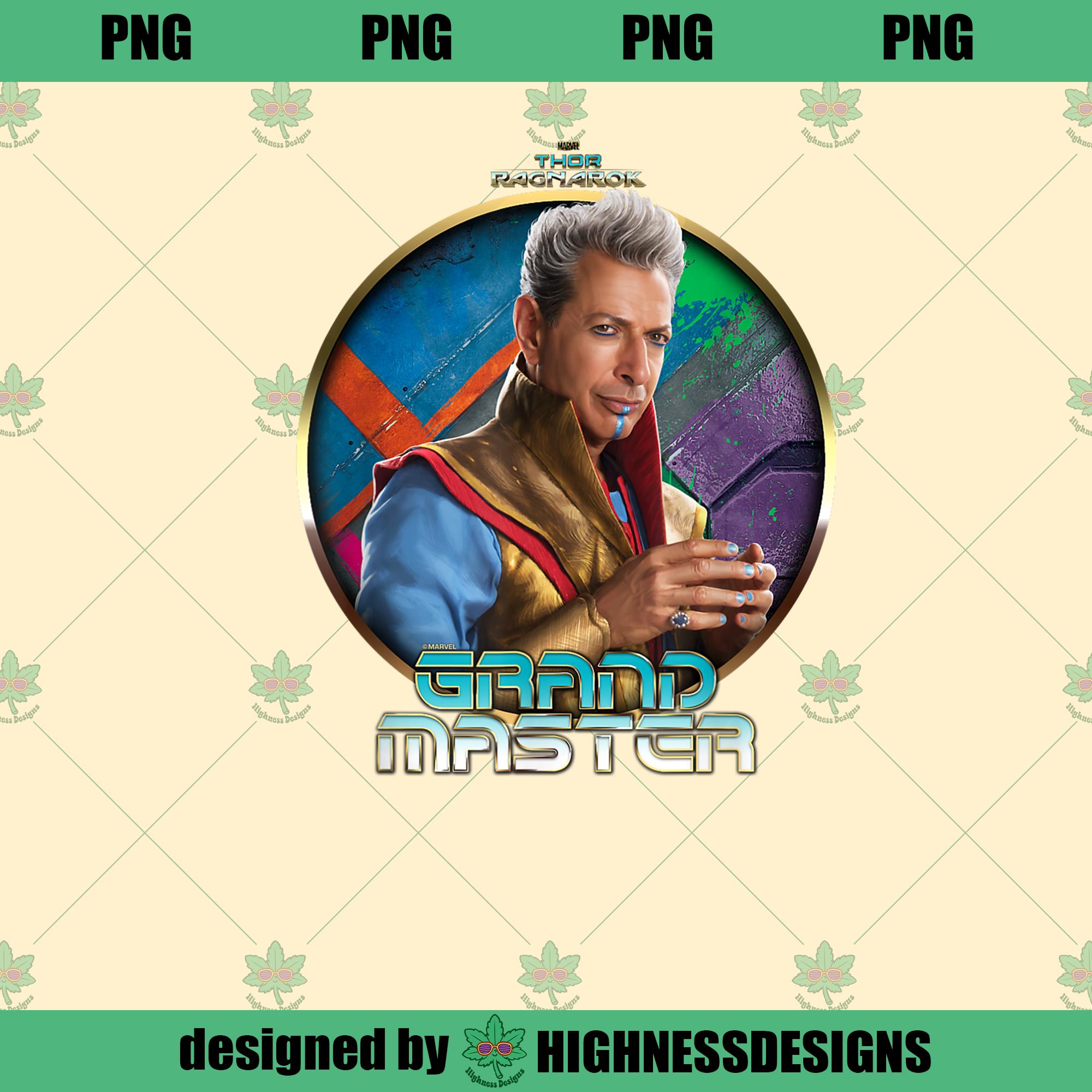 Marvel Thor Ragnarok The Grandmaster Profile Badge PNG Down | Inspire ...