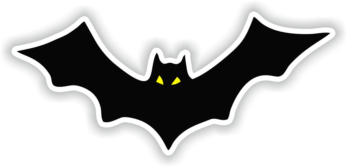 Bat Sticker for Bumper Car Van Truck Motorcycle Helmet ToolB | Inspire ...