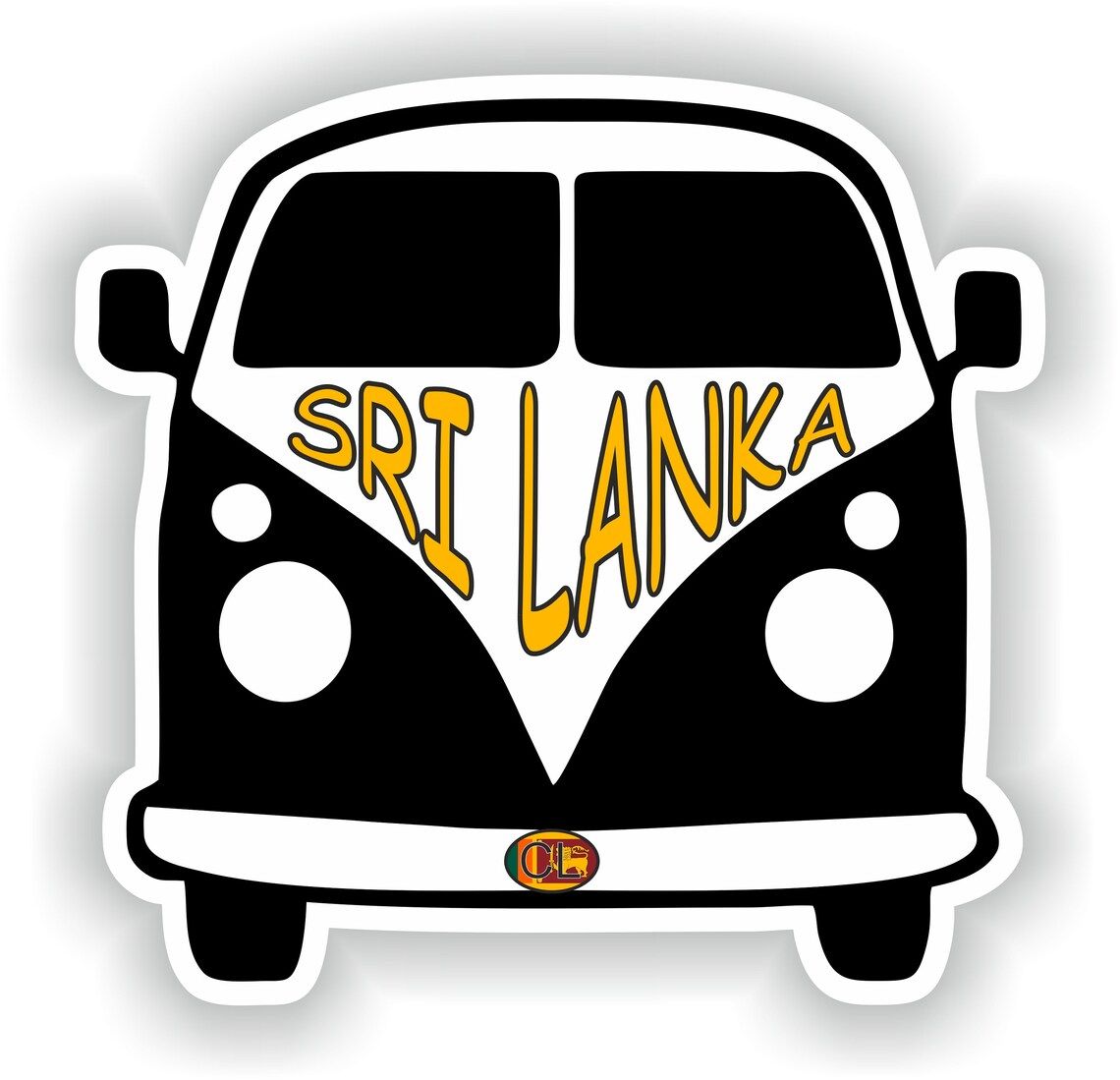Van Sri Lanka Sticker for Car Truck Mobile Home Caravane Lap | Inspire ...