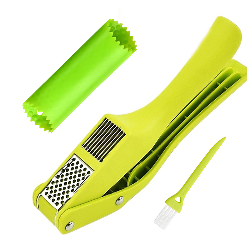 2 In 1 Multifunctional Manual Pull Type, Practical Garlic Press, Garlic Punch Kitchen Gadget Cooking Accessories