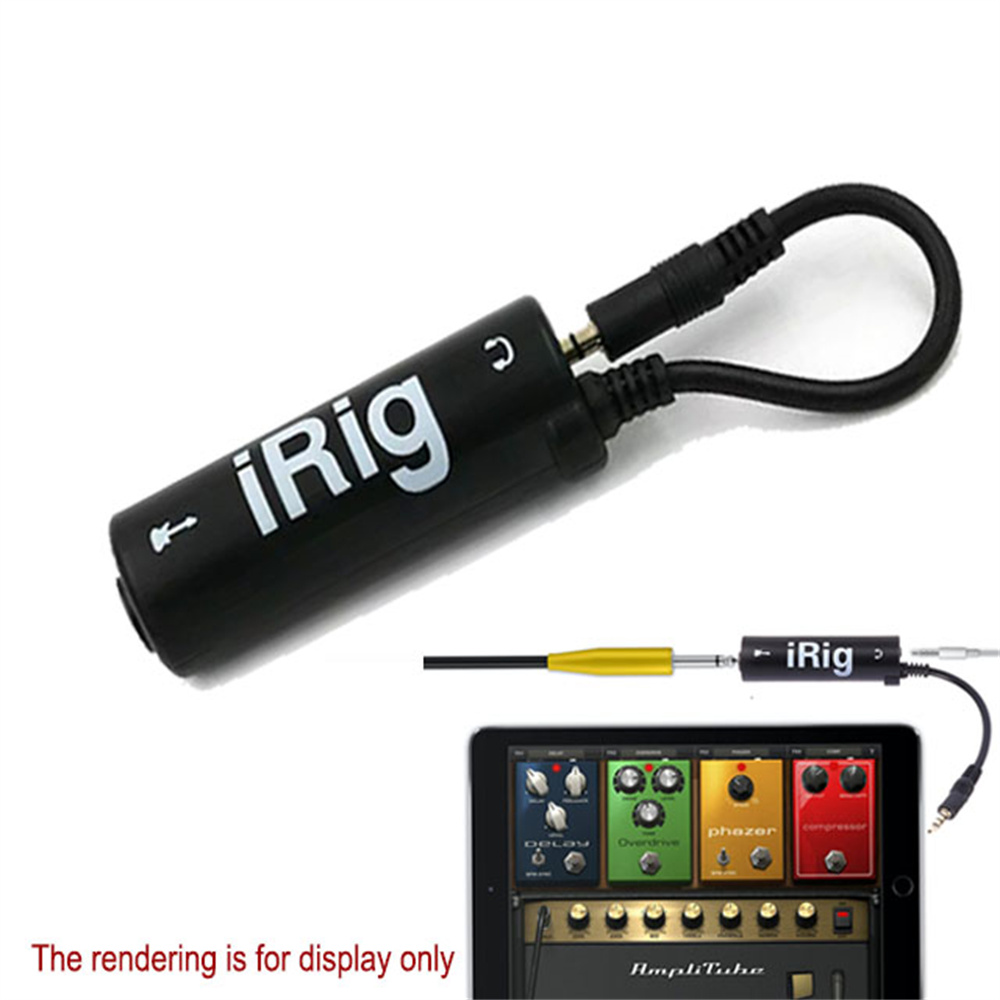High fidelity Pro IRIG guitar interface converter, audio cable with low background noise, Durable frosted anti scratch