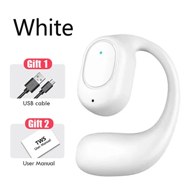 Bluetooth Wireless Headphones, Bone Conduction Earphones, Handsfree Noise Canceling Headset for Driving