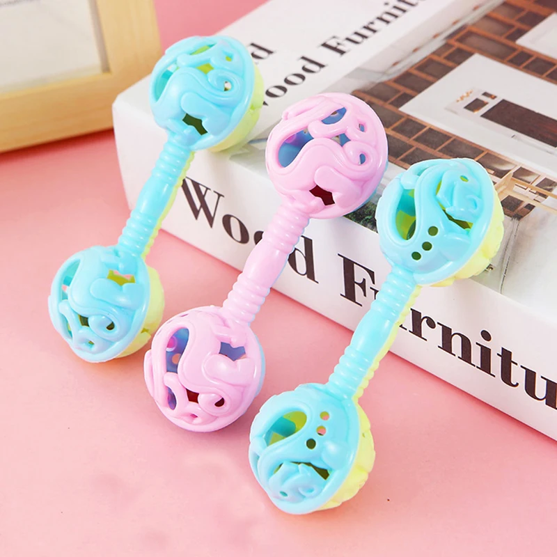 Nubby Hand Rattle Double-Headed Hand Rattle, Baby Shower Gift, Toy | Inspire Uplift