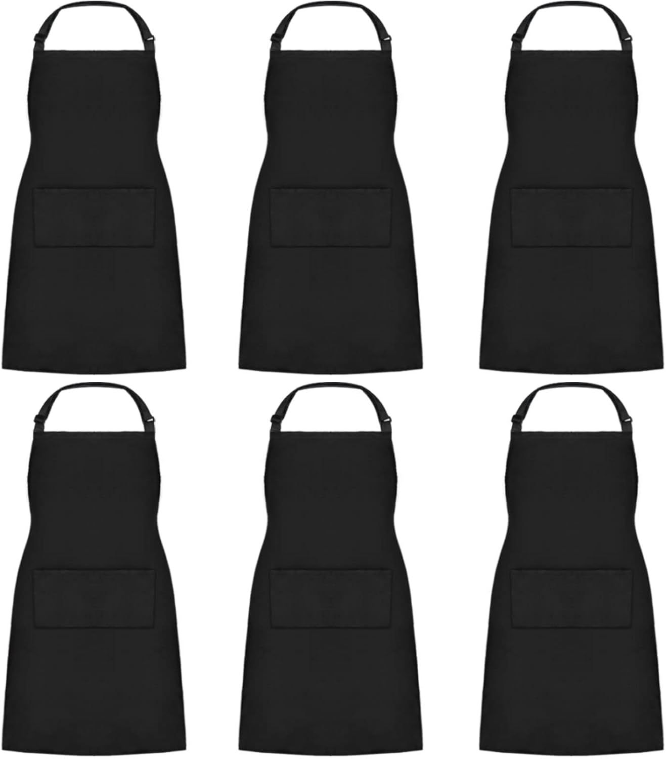 Stylish Kitchen Aprons for Men and Women, Chef Work Apron for Grill, Beauty, Bar, Shop, Cafes, Household and Nail Studio