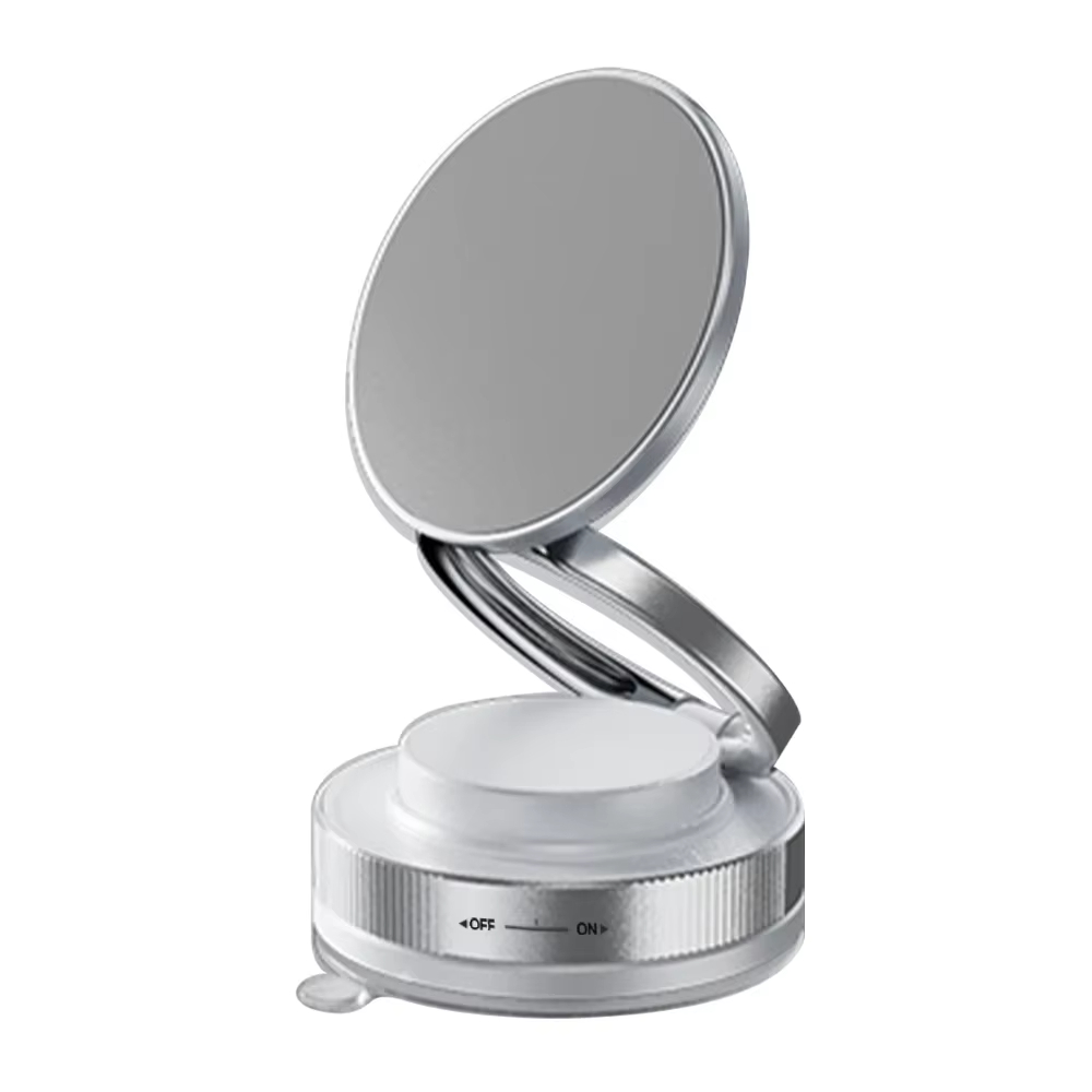 Portable Cell Phone Holder for Cars Makeup Gym, Suction Cup Phone Mount for Magsafe, Adjustable Vacuum Magnetic Phones