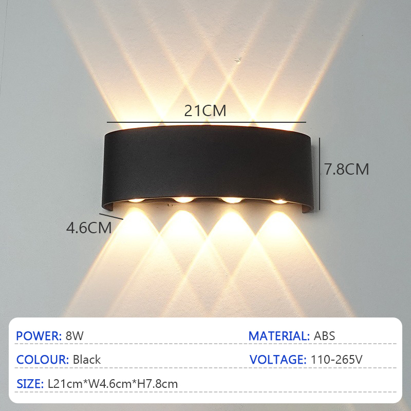Outdoor Wall Lights, Waterproof, for Living Room, Corridors, and Courtyards