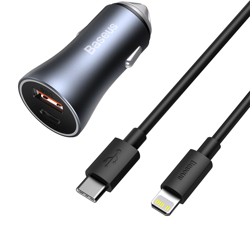 Fast Car Phone Charger USB Type-C for iPhone Samsung HUAWEI Xiaomi