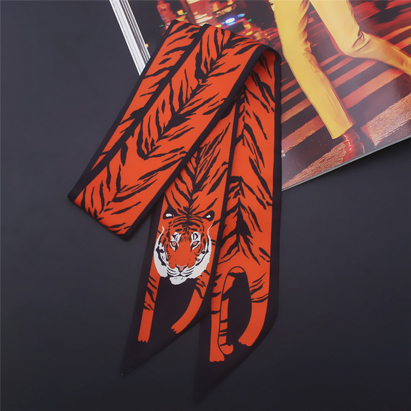 Fashion Head Scarves For Ladies, New Bag Skinny Silk Scarf