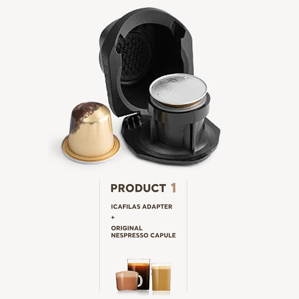 Reusable Coffee Capsule Adapter for Dolce Gusto, Compatible with Genio S, Piccolo XS Machine