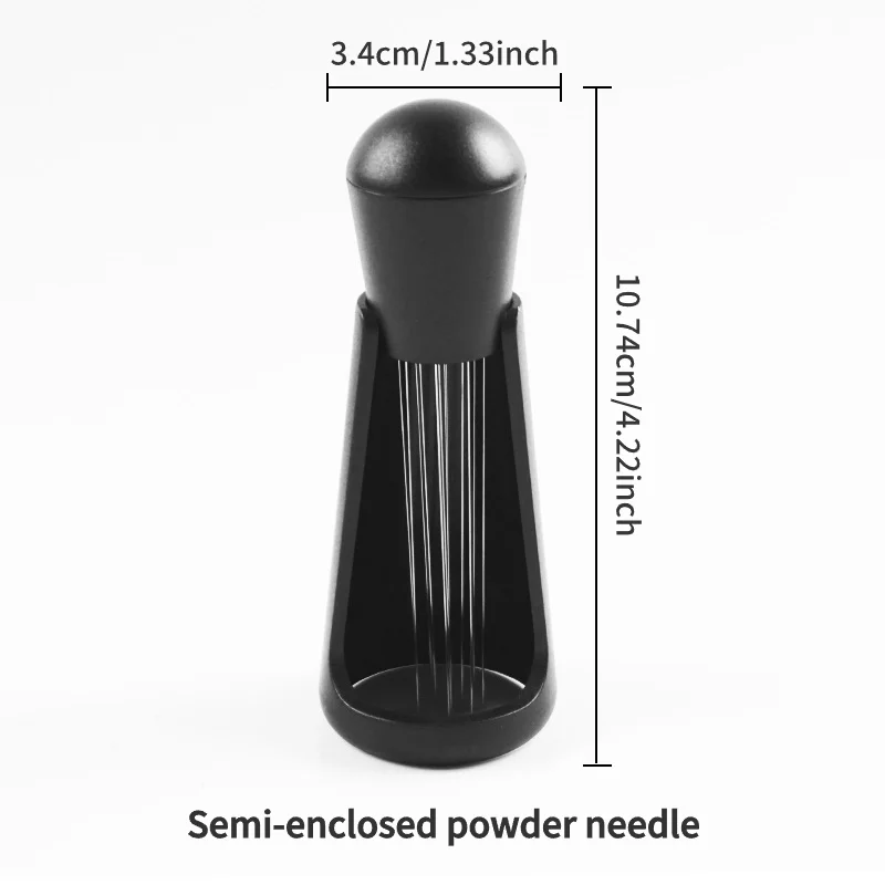 Wood Handle Coffee Stirring Tool Powder Stirrer, Barista Leveler WDT Distributor Accessories