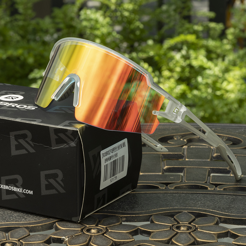 MTB Road Bicycle Goggles, Glasses Photochromic Polarized Lens, Protection Eyewear Sunglasses for Bik