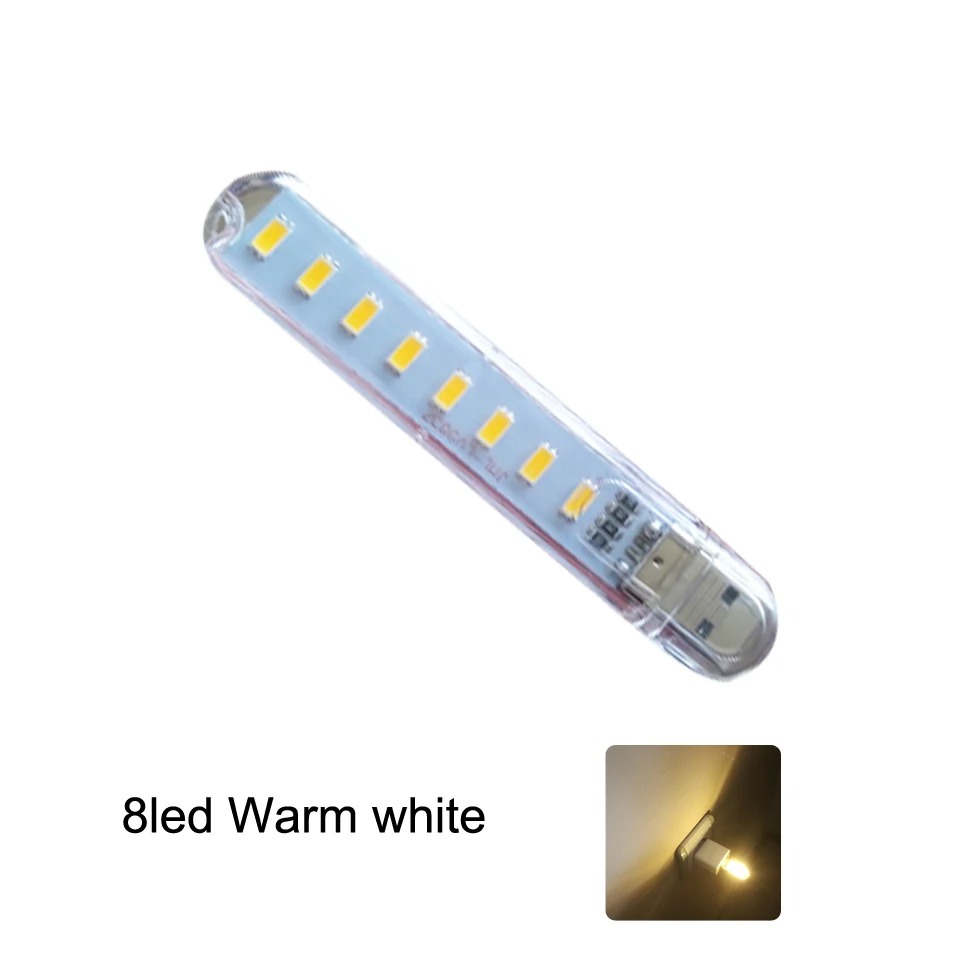 Portable Night Lights Ultra Bright Reading Lamp SMD Bulb For Power Bank, Laptop Notebook