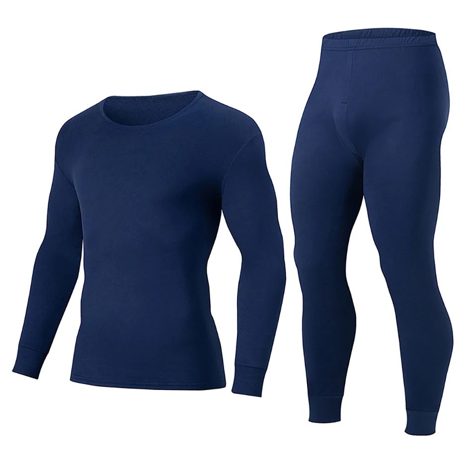 Mens Thermal Underwear Set, Insulating Base Layer for Winter Activities