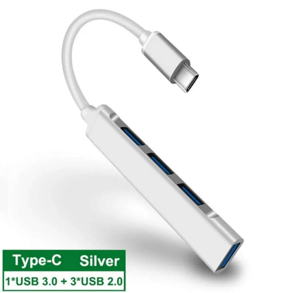 USB C HUB Multi Splitter Adapter for Lenovo, Xiaomi, Macbook Pro - High Speed