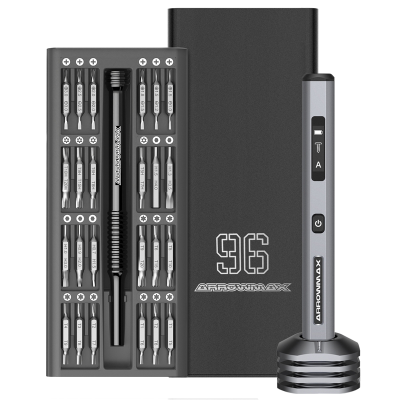 Rechargeable Cordless Screwdriver SES Pro Plus, Precision Electric Screwdriver Set, Smart Body Sensory Torque Control