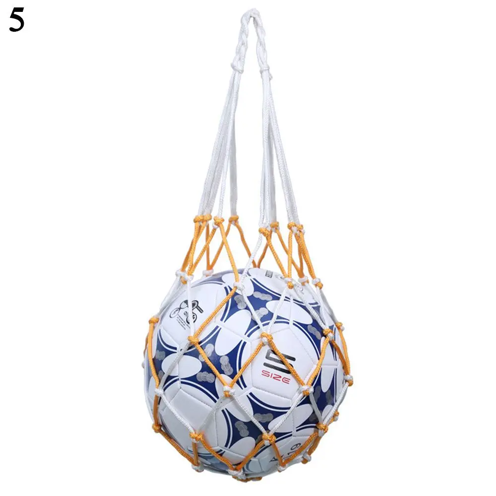 Professional Youth Football Self Trainer Kick Net, Nylon Mesh Soccer Ball Carry Bag, Outdoor Sport Trainer, Solid Pocket