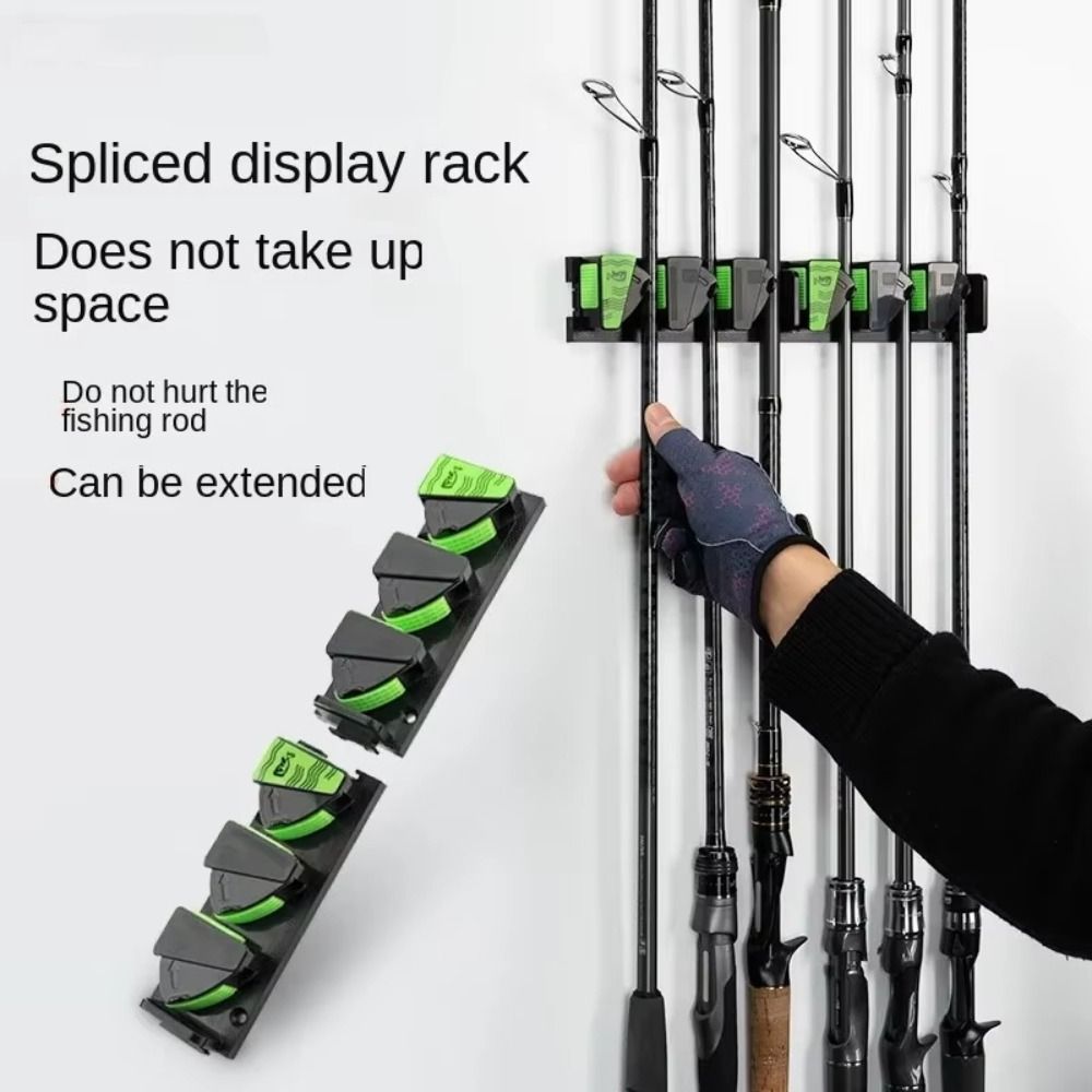 Fishing Gear Bracket Rod Holder Wall Mount Stand Base Tools