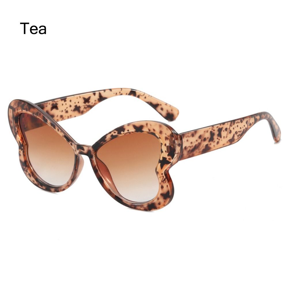 Trendy Gradient Ladies Party Eyewear, Cute Colorful Butterfly Sunglasses, Stylish Women Cat Eye Shad