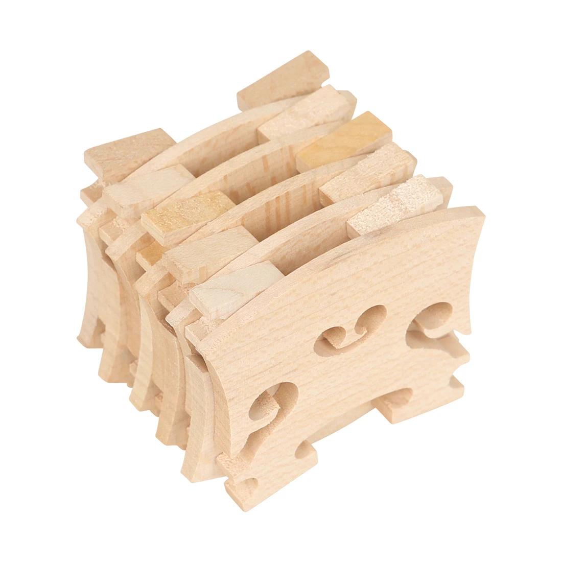 Fiddle Violin Bridge, Elected Maple Wood Pattern Bridge, Violin Accessories