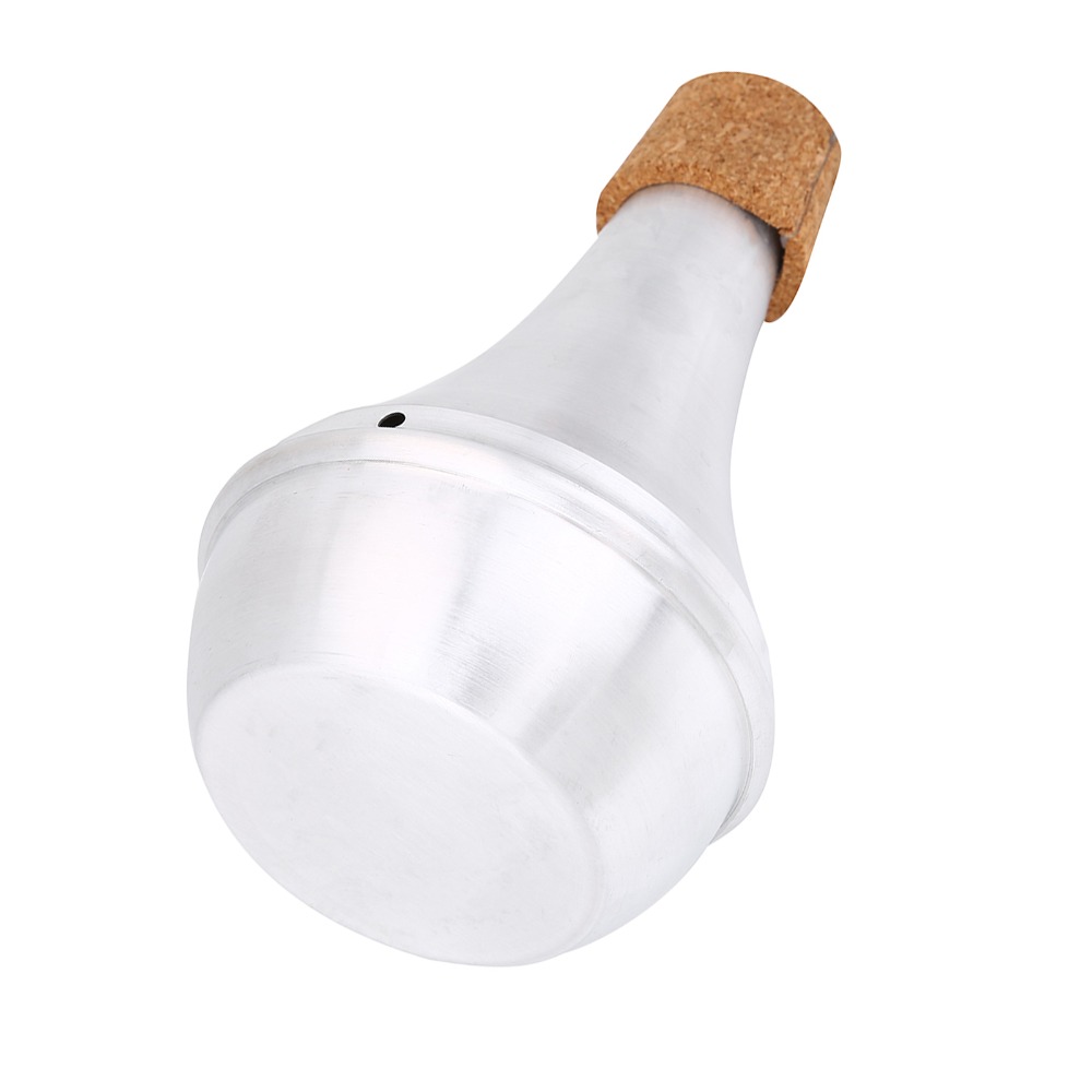 Aluminum Mute, Cork Construction Trumpet Practice Mute for Enhanced Sound Quality