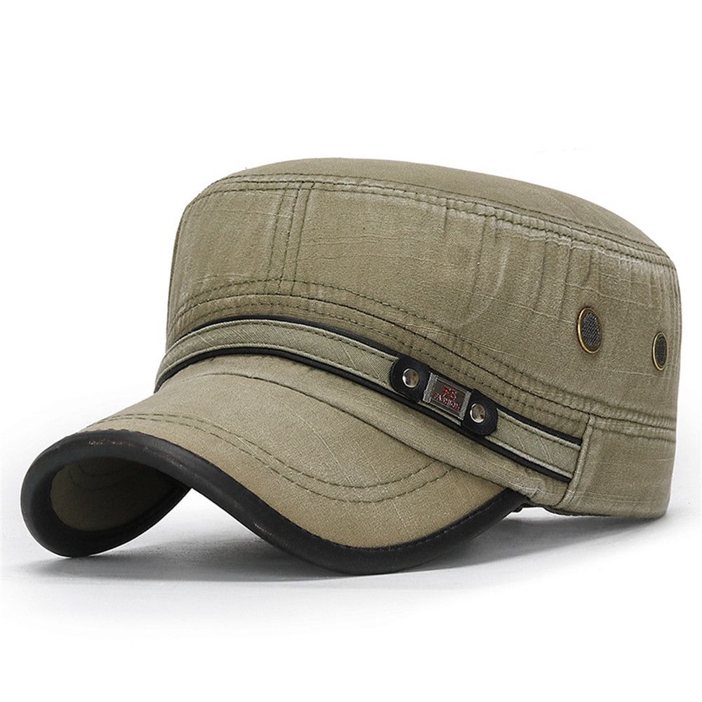 Sun Cap Hat Cadet Men Cotton Breathable Baseball Cap for Summer