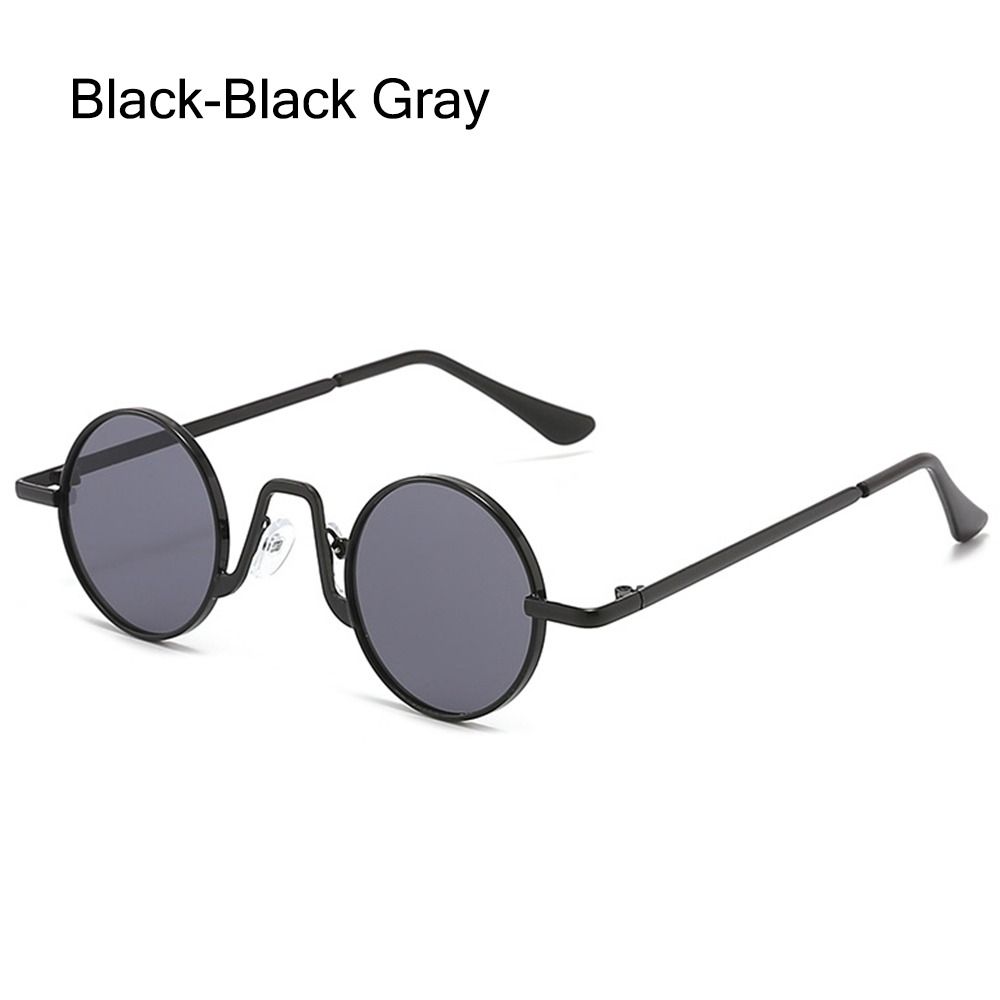 Colorful Hippie Sun Glasses, Protection Small Round Shades for Men & Women