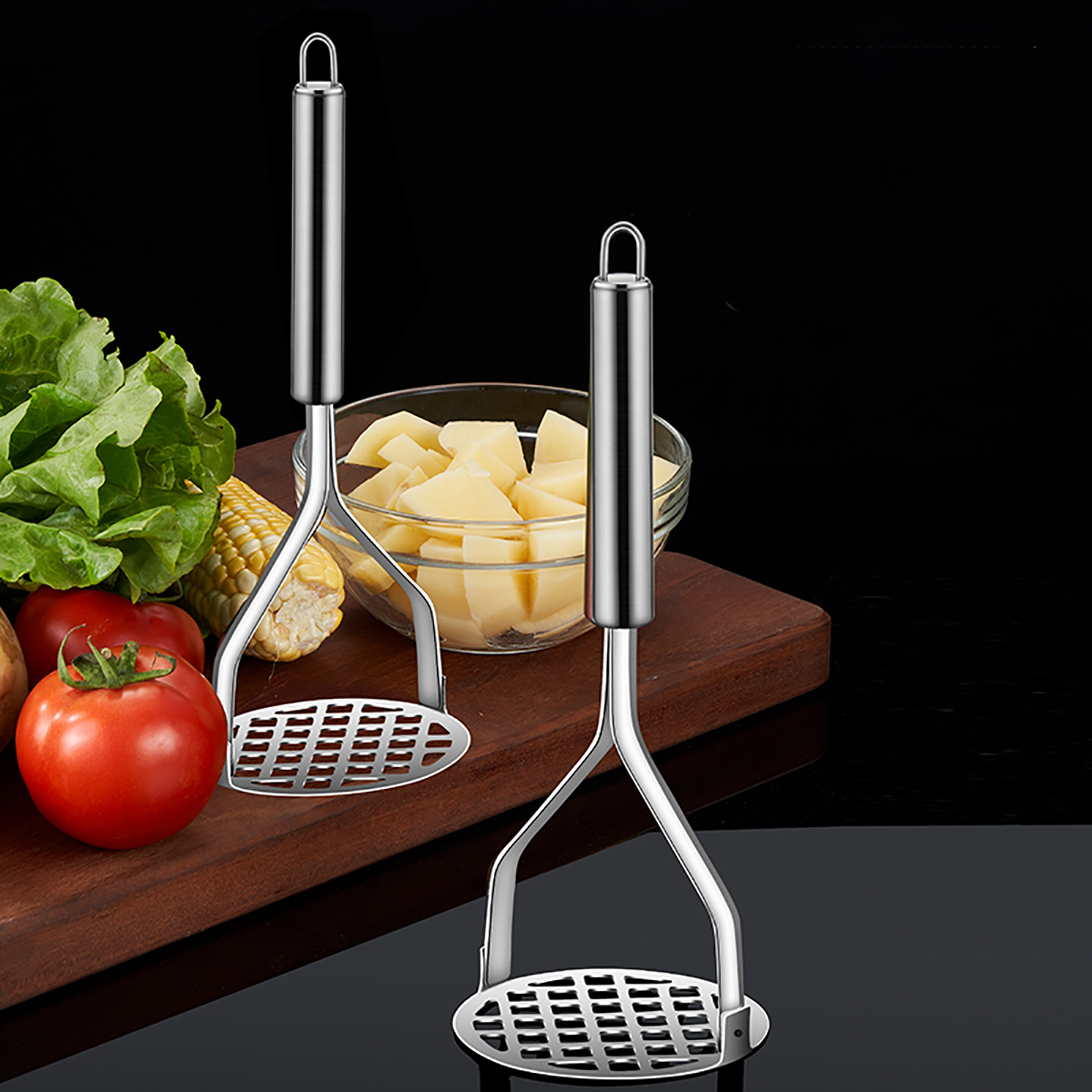 Stainless Steel Mashing Machine, Mud Juice Machine, Kitchen Small Tools for Potato and Fruit Crushing