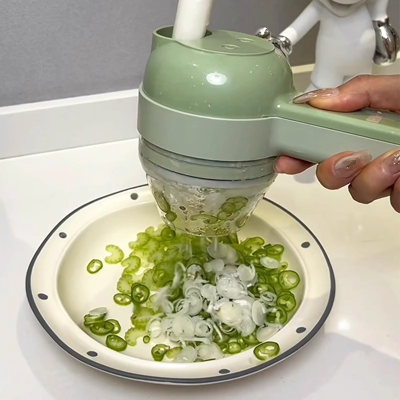 Wireless Garlic Masher, Electric Vegetable Cutter, Meat Grinder, Home Kitchen Mincer