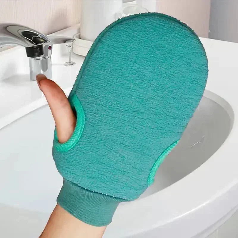 Dead Skin Exfoliating Gloves, Shower Spa Massage, Body Bath Towel for Soft Skin