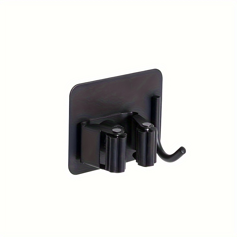 Wall-Mounted Mop Clip, Stainless Steel Non-Punching Hook, Multifunctional Broom and Mop Rack