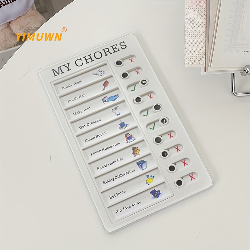 Reusable Daily Task Planner Board for Home | Inspire Uplift