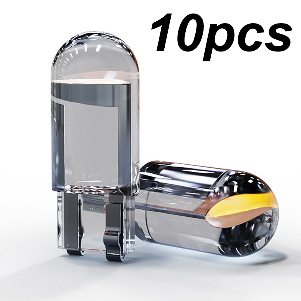 Car Interior LED Bulbs – COB Glass Auto Dome License Plate Light, White Ice Blue & Yellow