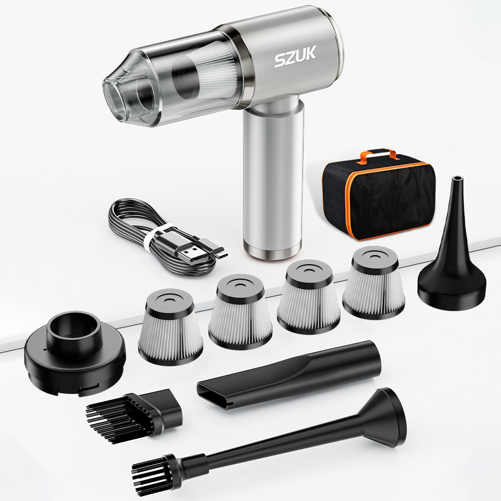 Portable Car Vacuum Cleaner Strong Suction, Wireless, Handheld Mini Vacuum for Home, Car & Keyboard Cleaning
